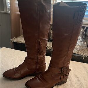 Brown Knee-High Boots